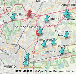 Mappa Via Andrea Doria, 20093 Cologno Monzese MI, Italia (4.76167)