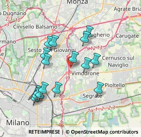 Mappa Via Andrea Doria, 20093 Cologno Monzese MI, Italia (3.54063)