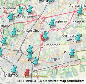 Mappa Via Andrea Doria, 20093 Cologno Monzese MI, Italia (6.0305)