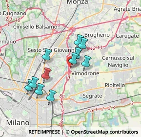 Mappa Via Andrea Doria, 20093 Cologno Monzese MI, Italia (3.00182)