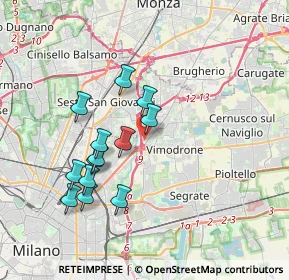 Mappa Via Andrea Doria, 20093 Cologno Monzese MI, Italia (3.37385)