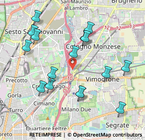 Mappa Via Andrea Doria, 20093 Cologno Monzese MI, Italia (2.075)