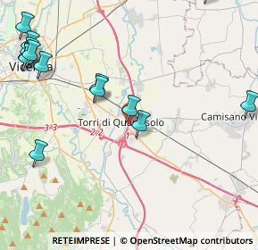 Mappa Via Ancona, 36040 Torri di Quartesolo VI, Italia (5.56929)