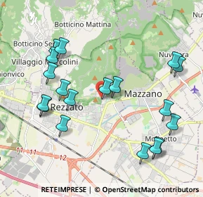 Mappa Vicolo Tito Speri, 25086 Rezzato BS, Italia (2.20278)