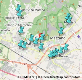 Mappa Vicolo Tito Speri, 25086 Rezzato BS, Italia (2.02118)