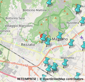 Mappa Via Trieste, 25086 Rezzato BS, Italia (3.17789)