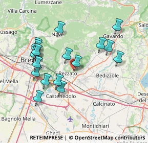 Mappa Vicolo Tito Speri, 25086 Rezzato BS, Italia (7.55389)