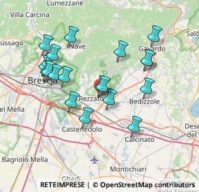 Mappa Vicolo Tito Speri, 25086 Rezzato BS, Italia (7.0335)