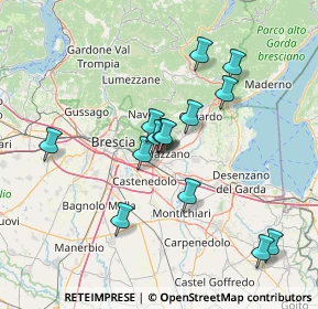 Mappa Via Trieste, 25086 Rezzato BS, Italia (12.84357)