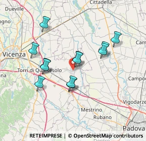 Mappa Via Roma C., 36043 Camisano Vicentino VI, Italia (6.2675)
