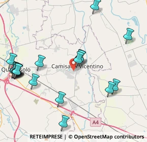 Mappa Via Roma C., 36043 Camisano Vicentino VI, Italia (5.0435)