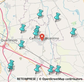 Mappa Via Roma C., 36043 Camisano Vicentino VI, Italia (5.065)