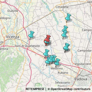 Mappa Via Roma C., 36043 Camisano Vicentino VI, Italia (6.41385)
