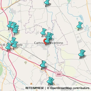 Mappa Via Rumor, 36043 Camisano Vicentino VI, Italia (5.5045)