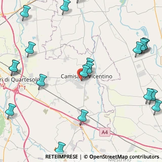 Mappa Via Roma Camisano, 36043 Camisano Vicentino VI, Italia (6.184)