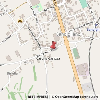Mappa Via Giuseppe Garibaldi, 5, 13876 Sandigliano, Biella (Piemonte)