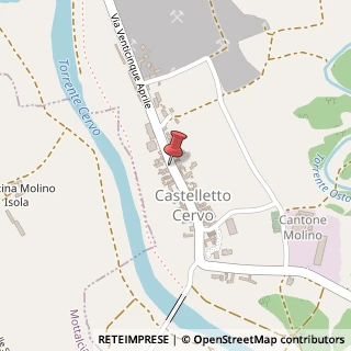 Mappa Via XXV Aprile, 51, 13851 Castelletto Cervo, Biella (Piemonte)