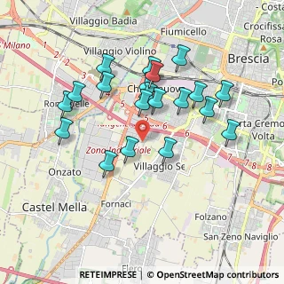 Mappa Via della Seta, 25125 Brescia BS, Italia (1.717)
