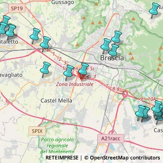 Mappa Via della Seta, 25125 Brescia BS, Italia (6.749)