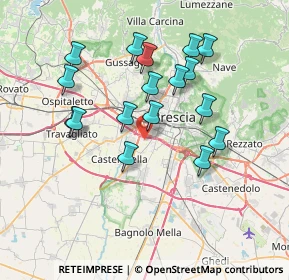 Mappa Via della Seta, 25125 Brescia BS, Italia (6.81765)