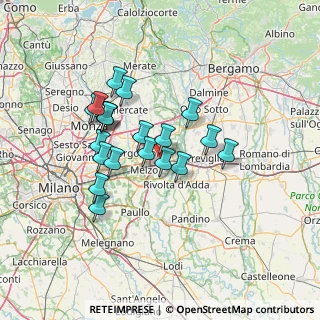 Mappa Via Celestino Gendarini, 20060 Pozzuolo Martesana MI, Italia (11.698)