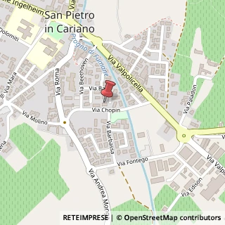Mappa Via Chopin, 5D, 37029 San Pietro in Cariano, Verona (Veneto)