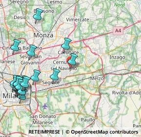 Mappa S.S. 30 s, 20063 Cernusco sul Naviglio MI, Italia (11.125)