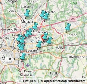 Mappa S.S. 30 s, 20063 Cernusco sul Naviglio MI, Italia (6.91133)