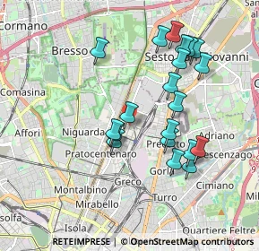 Mappa Via Bicocca degli Arcimboldi, 20100 Milano MI, Italia (1.788)