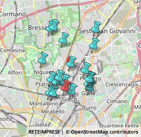 Mappa Via Bicocca degli Arcimboldi, 20100 Milano MI, Italia (1.535)