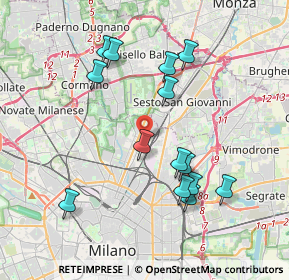 Mappa Via Bicocca degli Arcimboldi, 20100 Milano MI, Italia (3.77786)