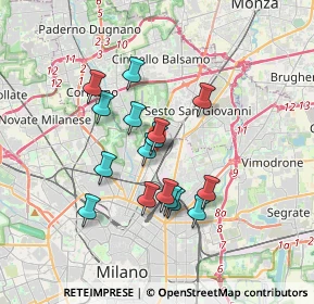 Mappa Via Bicocca degli Arcimboldi, 20100 Milano MI, Italia (2.865)