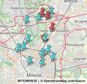 Mappa Via Bicocca degli Arcimboldi, 20100 Milano MI, Italia (3.67765)