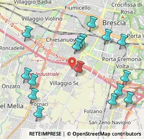 Mappa Via Quinta, 25125 Brescia BS, Italia (2.33375)