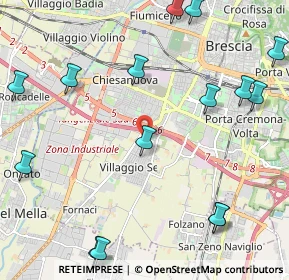 Mappa Via Quinta, 25125 Brescia BS, Italia (2.866)