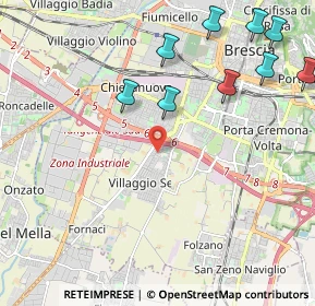 Mappa Via Quinta, 25125 Brescia BS, Italia (2.90636)