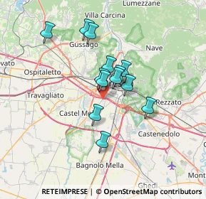 Mappa Via Quinta, 25125 Brescia BS, Italia (5.14615)