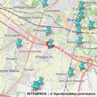 Mappa Via Quinta, 25125 Brescia BS, Italia (3.06067)