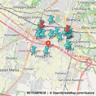 Mappa Via Quinta, 25125 Brescia BS, Italia (1.5535)