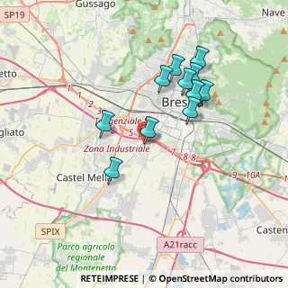 Mappa Via Quinta, 25125 Brescia BS, Italia (3.26727)