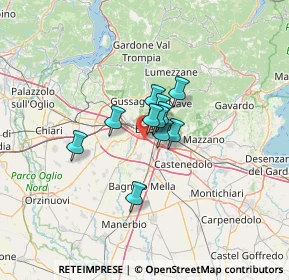 Mappa Via Quinta, 25125 Brescia BS, Italia (6.63818)