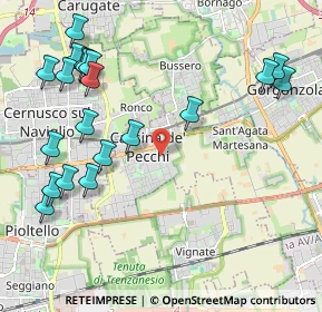 Mappa Piazza Unità d'Italia, 20051 Cassina de' Pecchi MI, Italia (2.52)