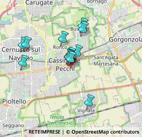 Mappa Piazza Unità d'Italia, 20051 Cassina de' Pecchi MI, Italia (1.36538)