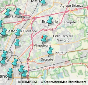 Mappa Via Alessandro Manzoni, 20090 Vimodrone MI, Italia (6.715)