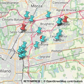 Mappa Via Alessandro Manzoni, 20090 Vimodrone MI, Italia (4.2545)
