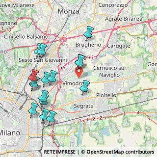 Mappa Via Alessandro Manzoni, 20090 Vimodrone MI, Italia (4.3925)