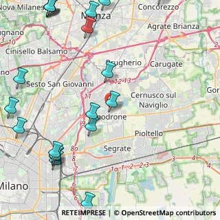 Mappa Via Alessandro Manzoni, 20090 Vimodrone MI, Italia (6.393)