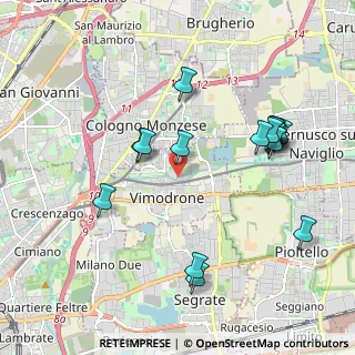 Mappa Via Alessandro Manzoni, 20090 Vimodrone MI, Italia (2.06625)