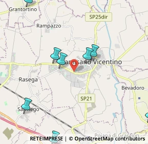 Mappa 36043 Vicenza VI, Italia (3.09091)