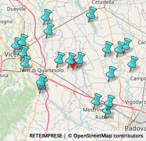 Mappa Via Padre A. Menin, 36043 Vicenza VI, Italia (9.074)